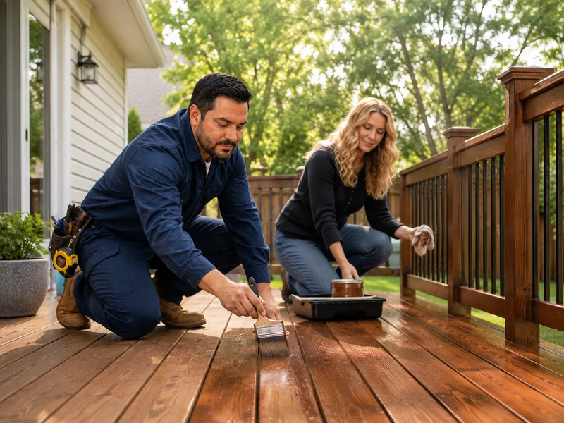 Before: Deck Restoration & Staining